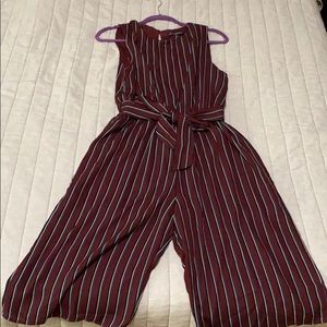 Striped jumpsuit